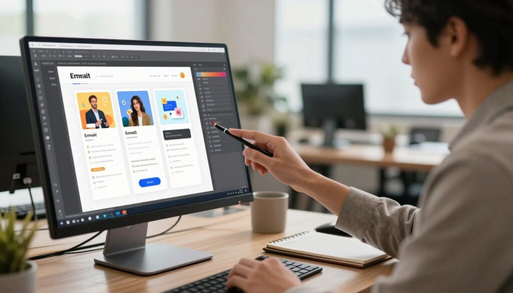 AI in email layout AI in email layout