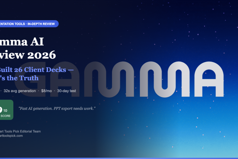 Gamma AI Review 2026 - We Built 26 Client Decks. Score 7.9/10