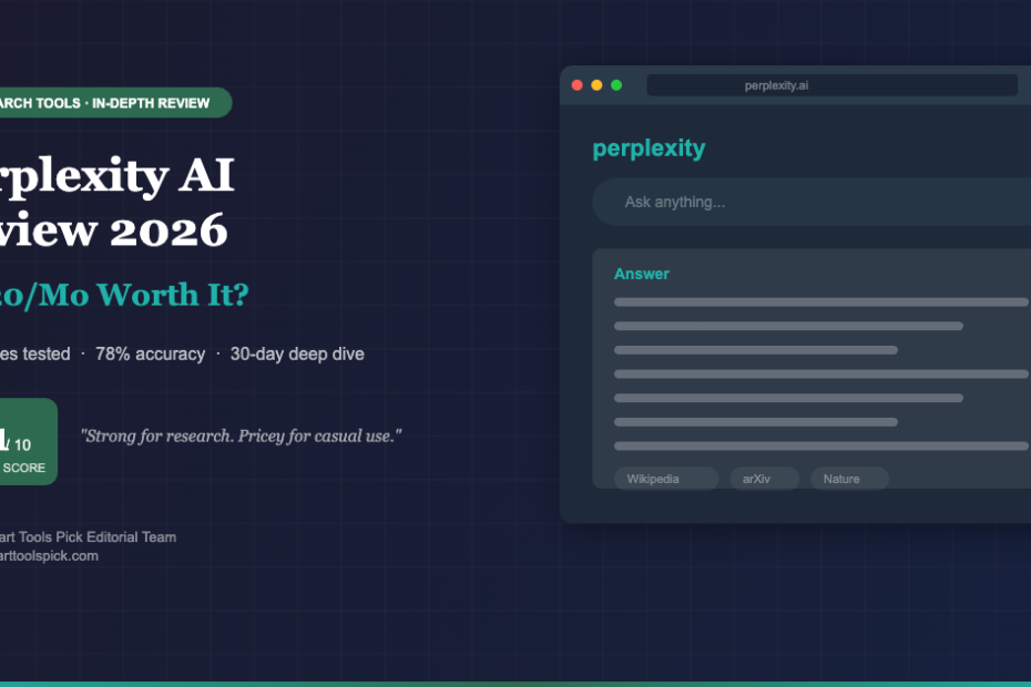 Perplexity AI Review 2026 - Is $20/Mo Worth It? Score 8.1/10